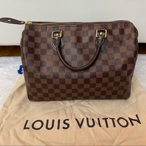 Louis Vuitton Speedy 30 Damier Ebene